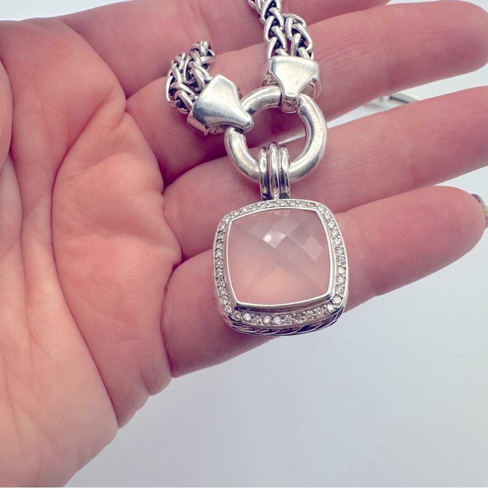 Vintage David Yurman rose quartz set! - Picture 9 of 10